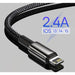 2.4a Fast Charging Usb To Lighting Data Cable For Iphone 14