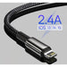 2.4a Fast Charging Usb to Lighting Data Cable for Iphone 14