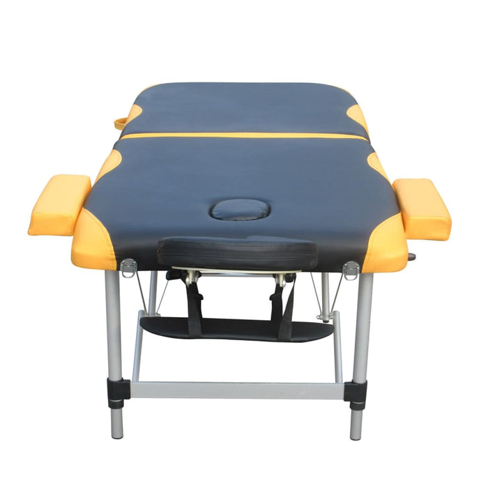2 Fold Portable Aluminium Massage Table Bed Beauty Therapy
