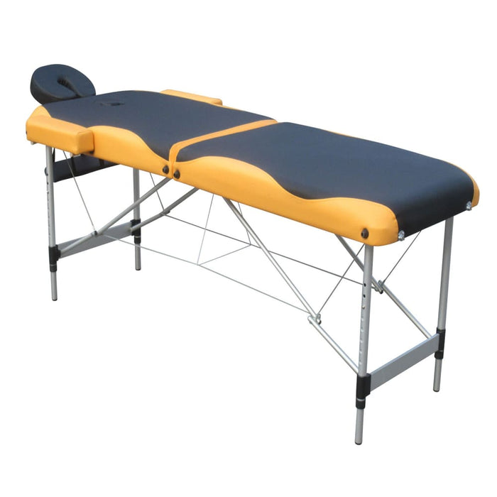 2 Fold Portable Aluminium Massage Table Bed Beauty Therapy
