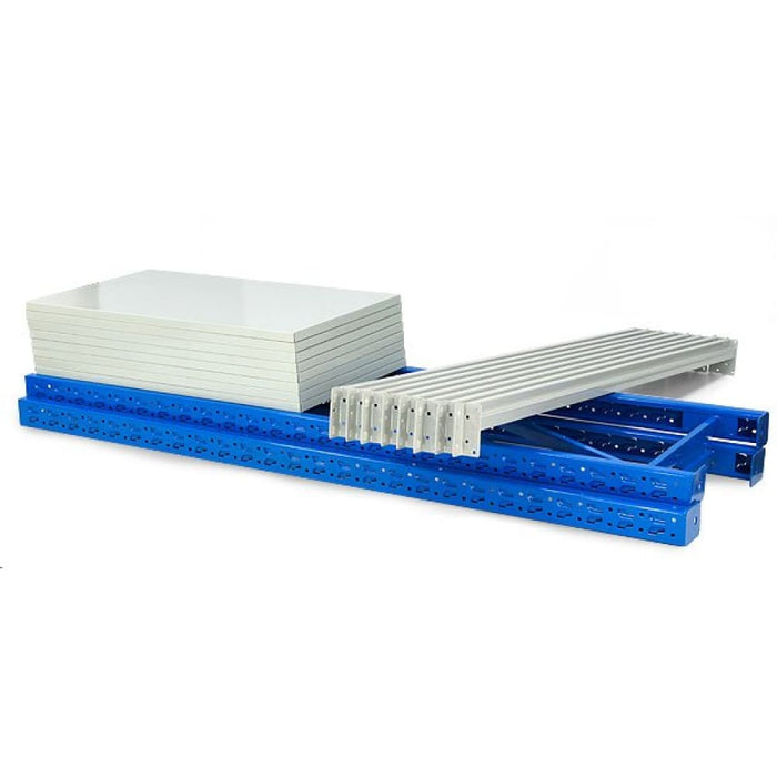 2 Bay Garage Storage Steel Rack Long Span Shelving