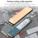 M.2 Ssd Heat Sink Nvme Ngff 2280 Solid State Hard Disk Pure