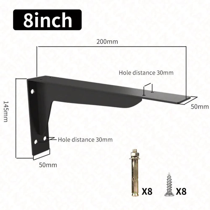 2 Heavy Support l Brackets For Wall Shelf 8 18 Inch