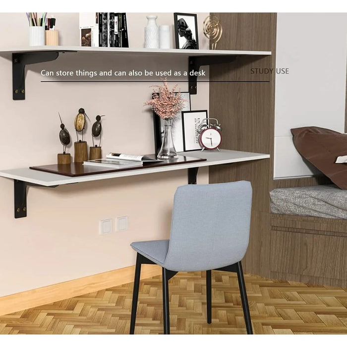 2 Heavy Support l Brackets For Wall Shelf 8 18 Inch