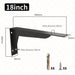 2 Heavy Support l Brackets For Wall Shelf 8 18 Inch
