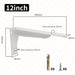 2 Heavy Support l Brackets For Wall Shelf 8 18 Inch