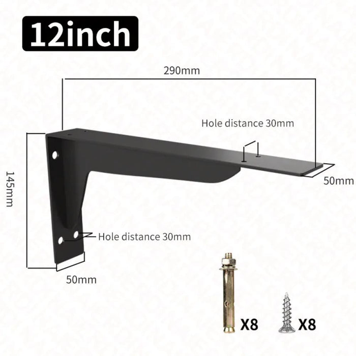 2 Heavy Support l Brackets For Wall Shelf 8 18 Inch