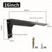 2 Heavy Support l Brackets For Wall Shelf 8 18 Inch