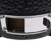 2-in-1 Kamado Barbecue Grill Smoker Ceramic 56 Cm Black