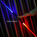2 - in - 1 Laser Sword Red And Blue Double Saber