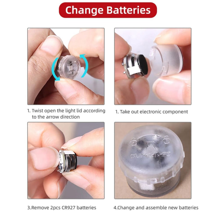 2 Night Strobe Led Light Indicator For Dji Mavic Mini Air