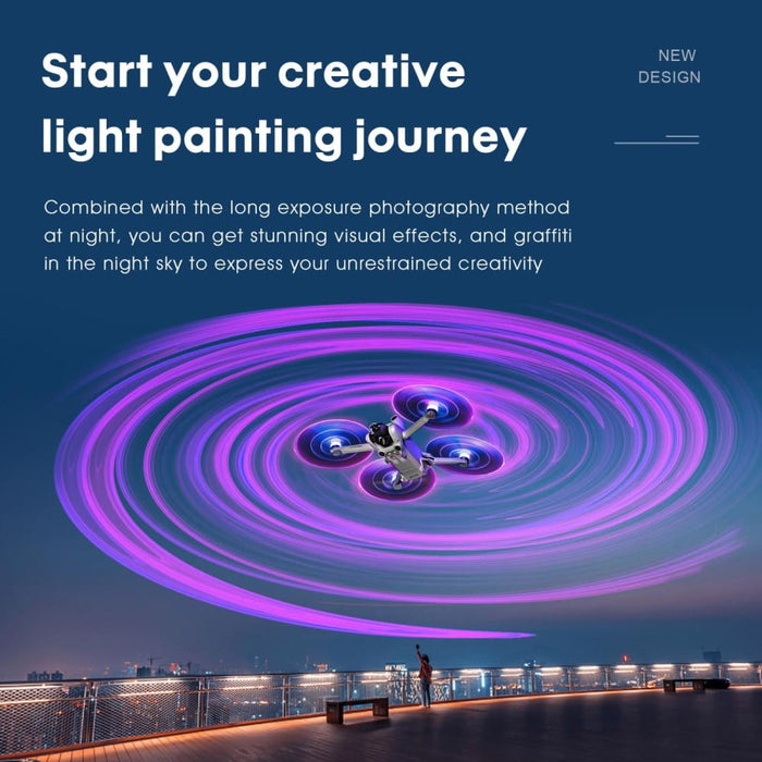 2 Pairs Led Flash Lamp Low Noise Propellers