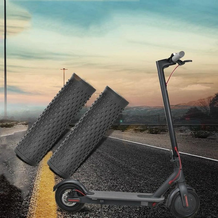 2 Pairs Scooter Accessories Handlebar Rubber Handle Cover