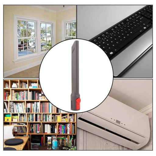 2 Pcs Crevice Head Brush Accessory Replacement For Dyson