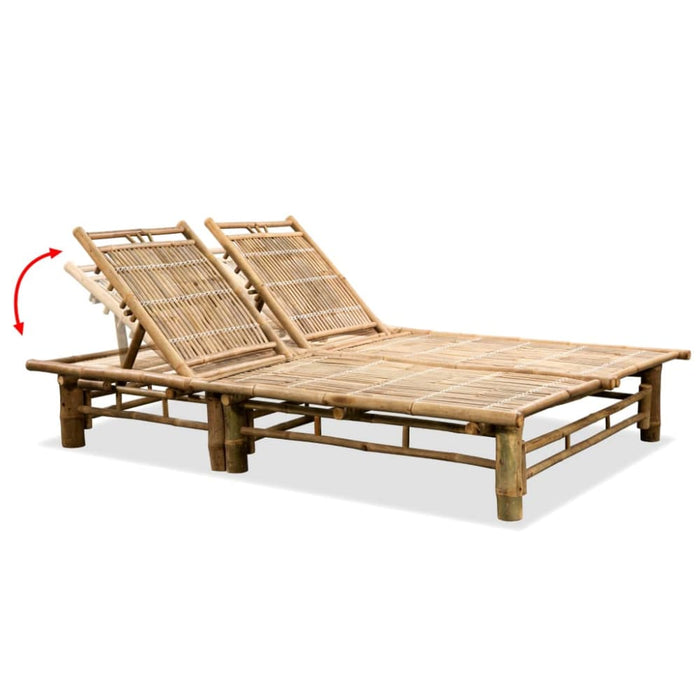 2-person Sun Lounger Bamboo Atiop
