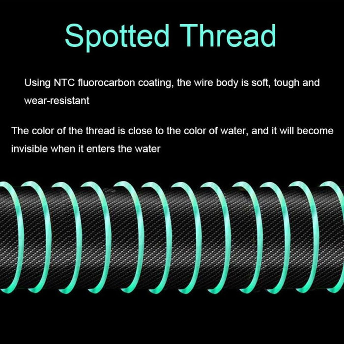 2 Piece Anti Tangle Fishing Line Set With Scale 3.6m