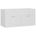 2 Piece Bathroom Furniture Set White Chipboard Nbanbb
