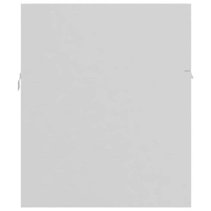 2 Piece Bathroom Furniture Set White Chipboard Nbanbb