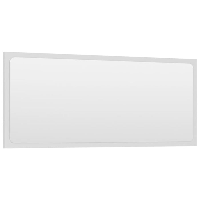 2 Piece Bathroom Furniture Set White Chipboard Nbanbb