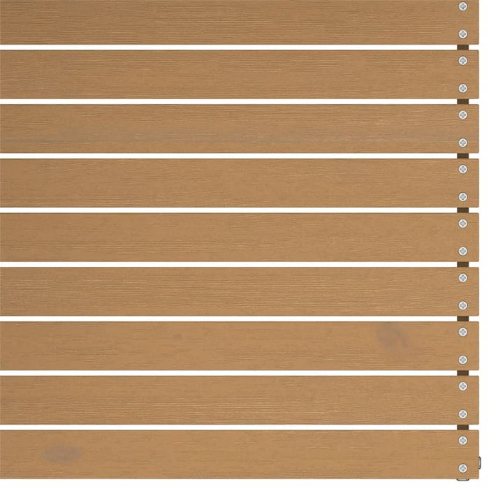 2 Piece Garden Lounge Set with Cushions Honey Brown