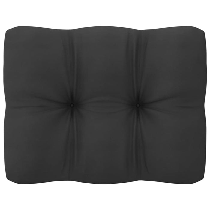 2 Piece Garden Lounge Set with Cushions White Solid