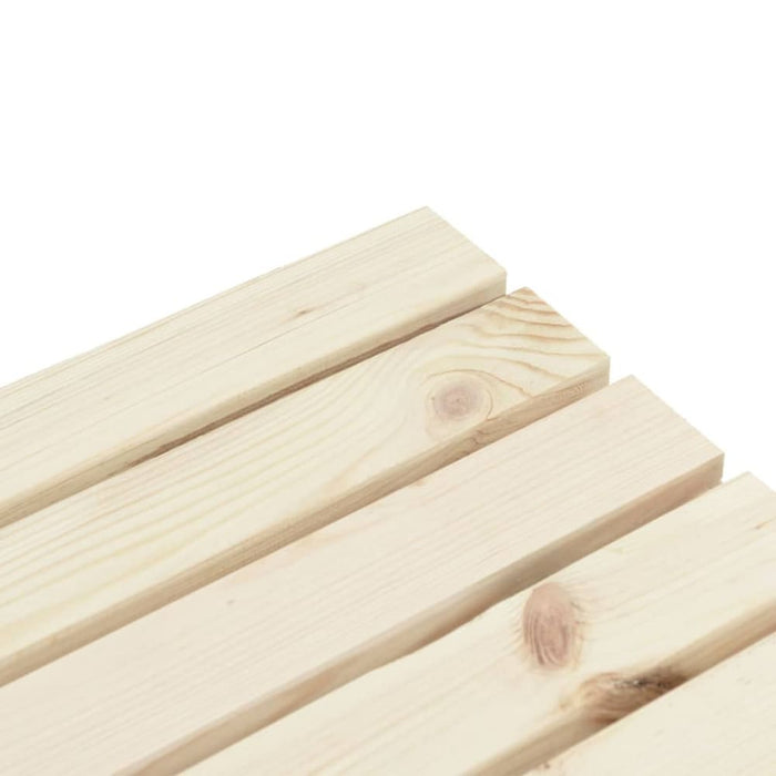 2 Piece Garden Lounge Set Solid Wood Fir Tlpobp