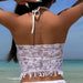 2 Piece Sheer Fishnet Cover Up For Swimwear