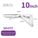2 Piece Stainless Steel Folding Angle Bracket For Shelf