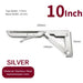 2 Piece Stainless Steel Folding Angle Bracket For Shelf