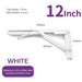 2 Piece Stainless Steel Folding Angle Bracket For Shelf