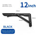 2 Piece Stainless Steel Folding Angle Bracket For Shelf
