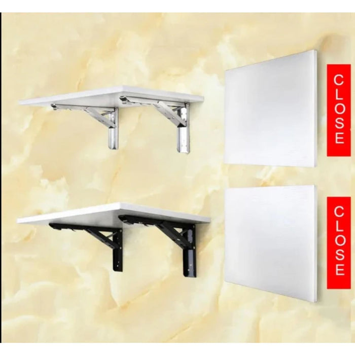 2 Piece Steel Folding Angle Bracket Easy Install For Shelf