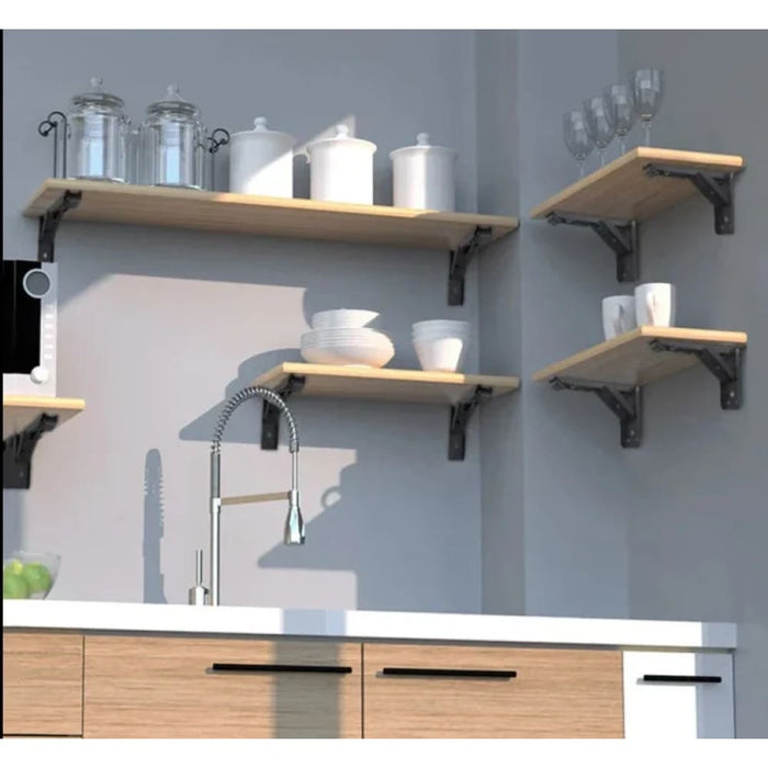 2 Piece Steel Folding Angle Bracket Easy Install For Shelf