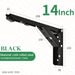 2 Piece Steel Folding Angle Bracket Easy Install For Shelf