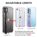 2 Piece Tpu Wristband Strap For Iphone Clear Hand Holder