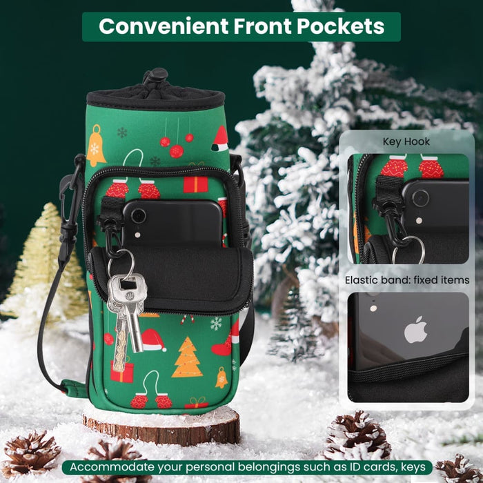 2 Pocket Sling Bag with Adjustable Shoulder Hand Strap