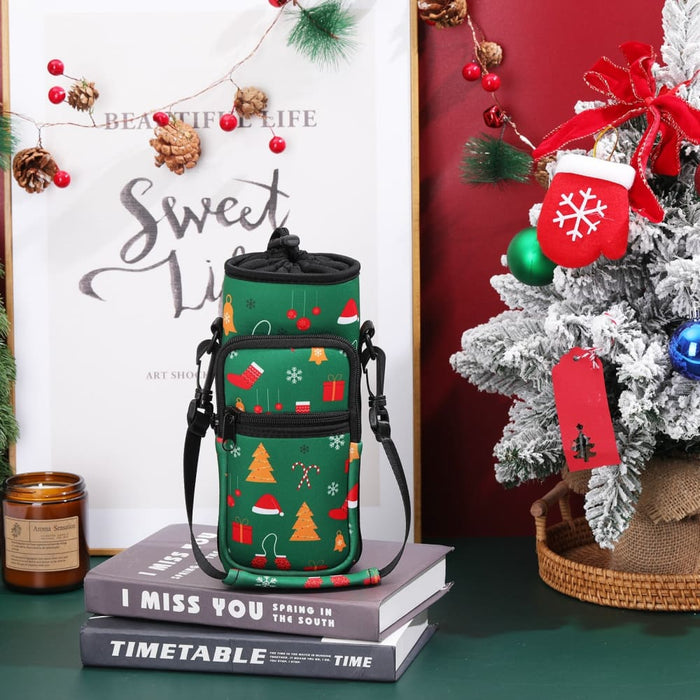 2 Pocket Sling Bag with Adjustable Shoulder Hand Strap