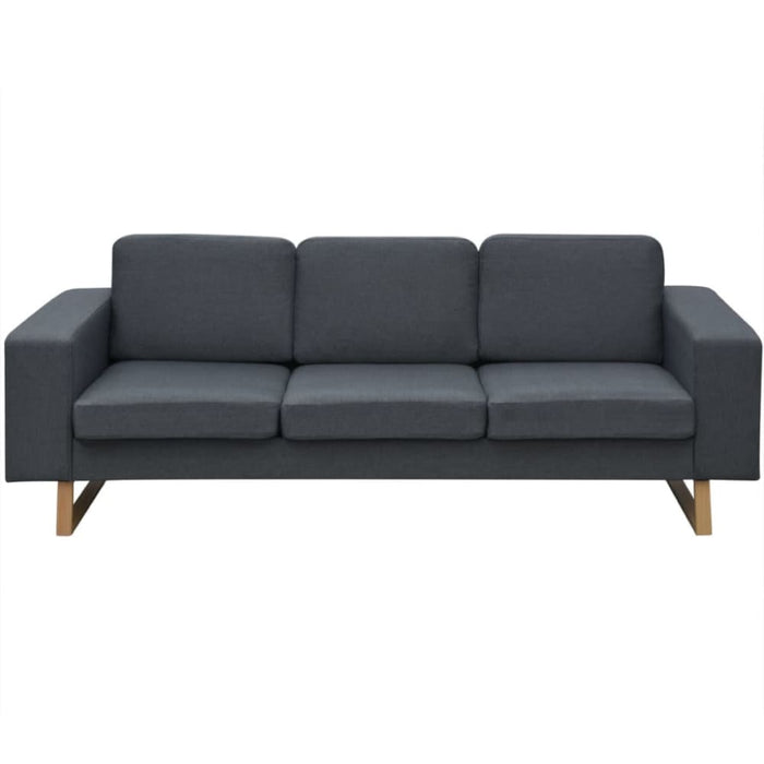 2-seater And 3-seater Sofa Set Dark Grey Xitnol