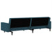 2-seater Sofa Bed Blue Velvet Tipktl