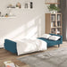 2-seater Sofa Bed Blue Velvet Tipktl