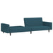2-seater Sofa Bed Blue Velvet Tipktl