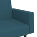 2-seater Sofa Bed Blue Velvet Tipktl