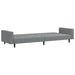 2-seater Sofa Bed Light Grey Velvet Tipkti