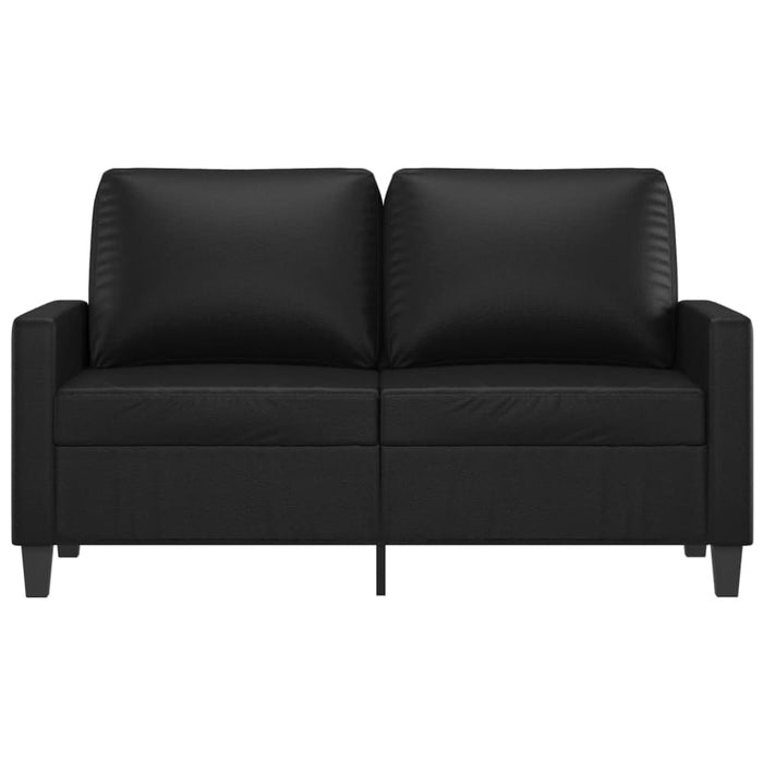 2-seater Sofa Black 120 Cm Faux Leather Tpkotx