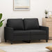 2-seater Sofa Black 120 Cm Faux Leather Tpkotx
