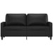 2-seater Sofa Black 140 Cm Faux Leather Tpkoti