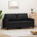2-seater Sofa Black 140 Cm Faux Leather Tpkoti