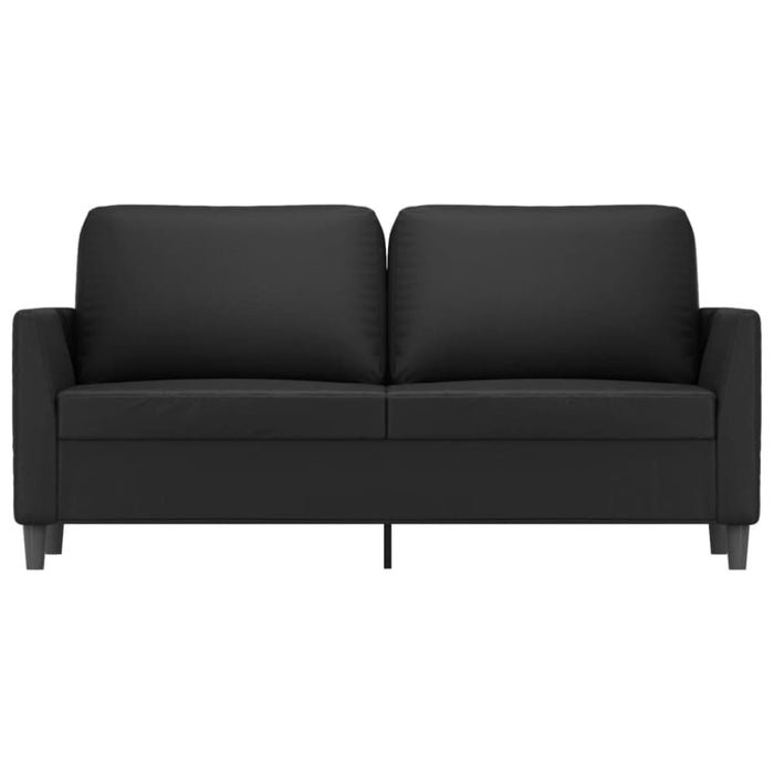 2 - seater Sofa Black 140 Cm Faux Leather Tpkttt