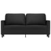 2 - seater Sofa Black 140 Cm Faux Leather Tpkttt