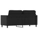 2 - seater Sofa Black 140 Cm Faux Leather Tpkttt